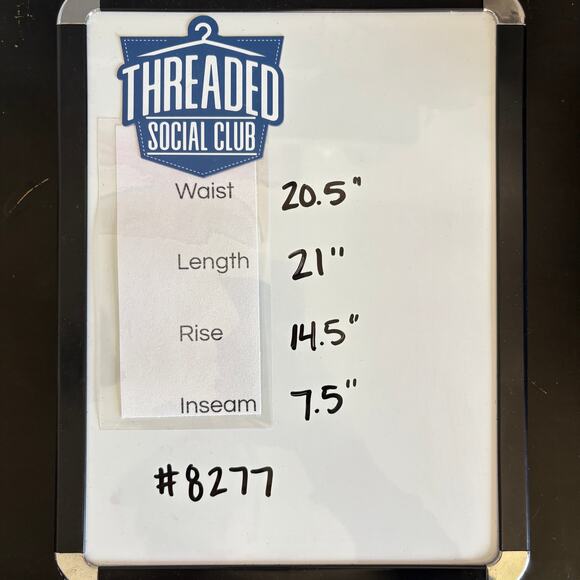 The Territory Ahead Blue Pigment Dyed Leaf Print Cotton Shorts - Men's XXL - Picture 6 of 6